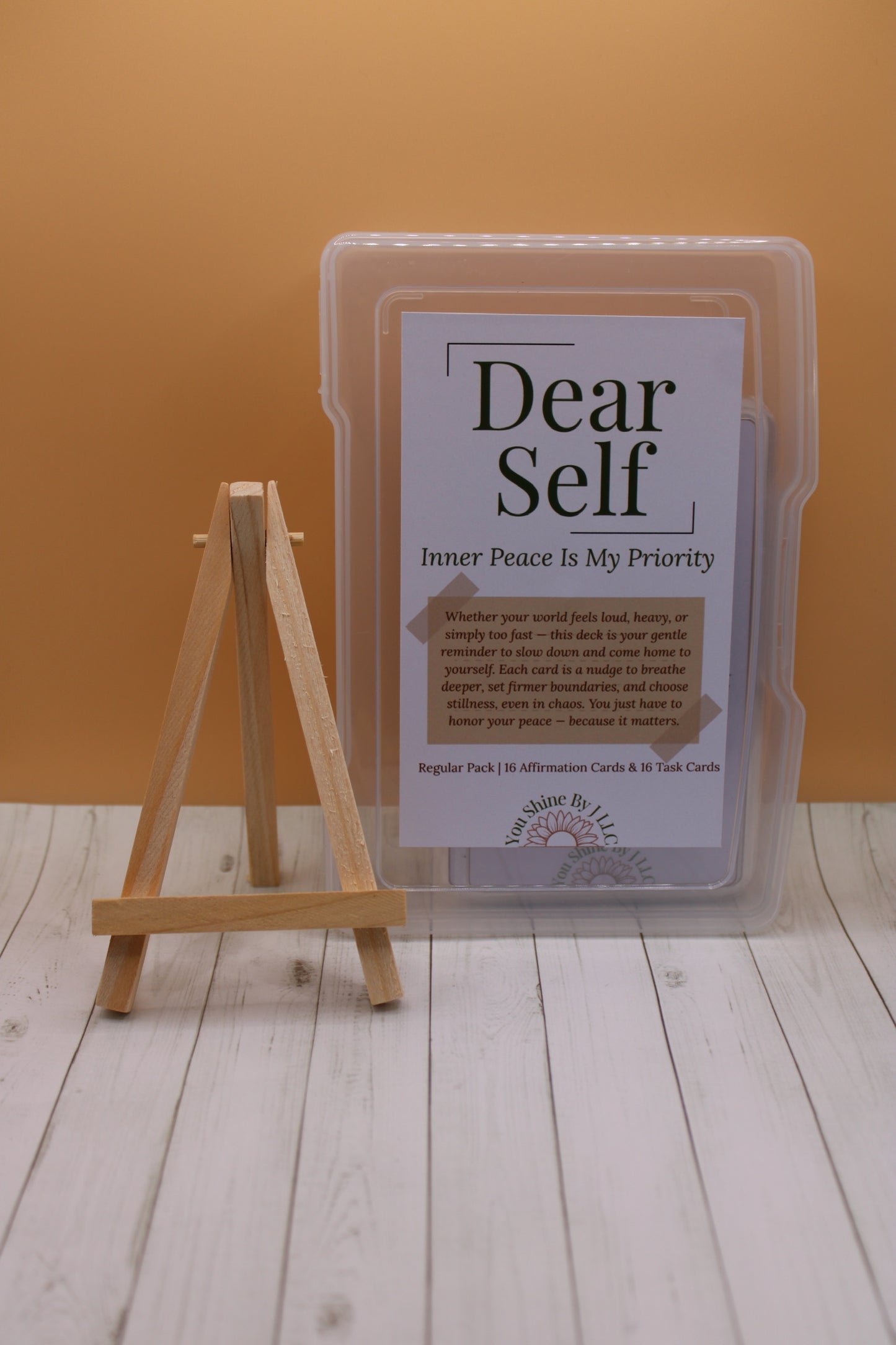 Dear Self: Inner Peace Is My Priority – Affirmation Cards