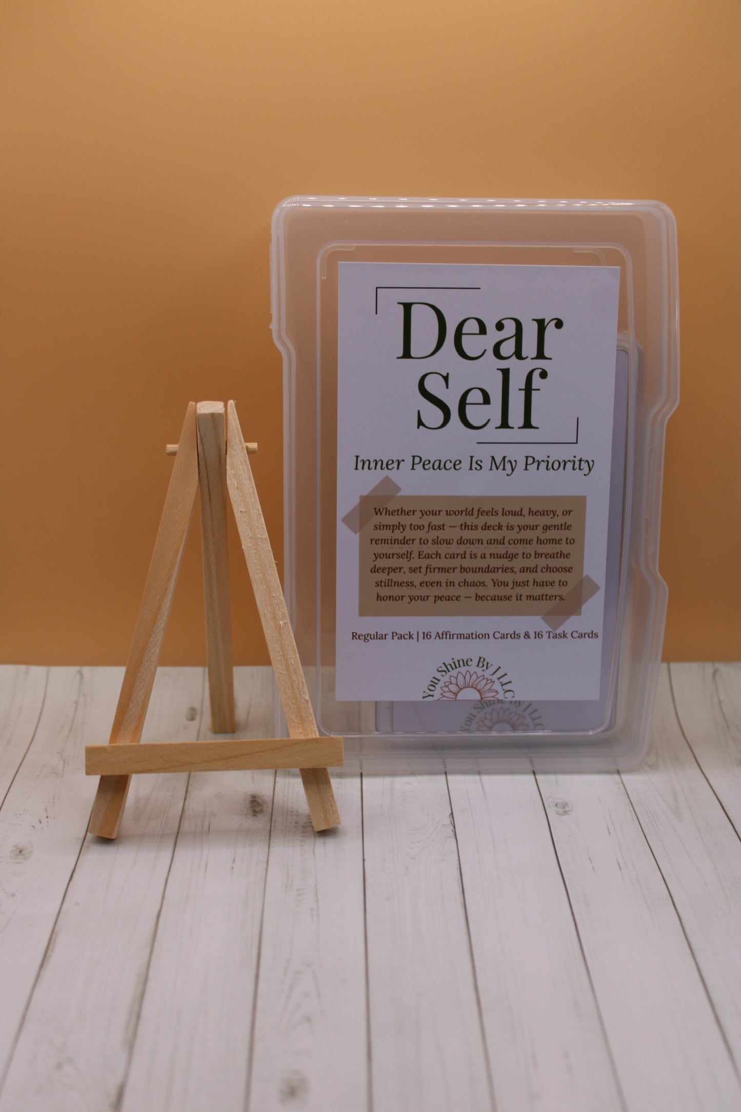 Dear Self: Inner Peace Is My Priority – Affirmation Cards