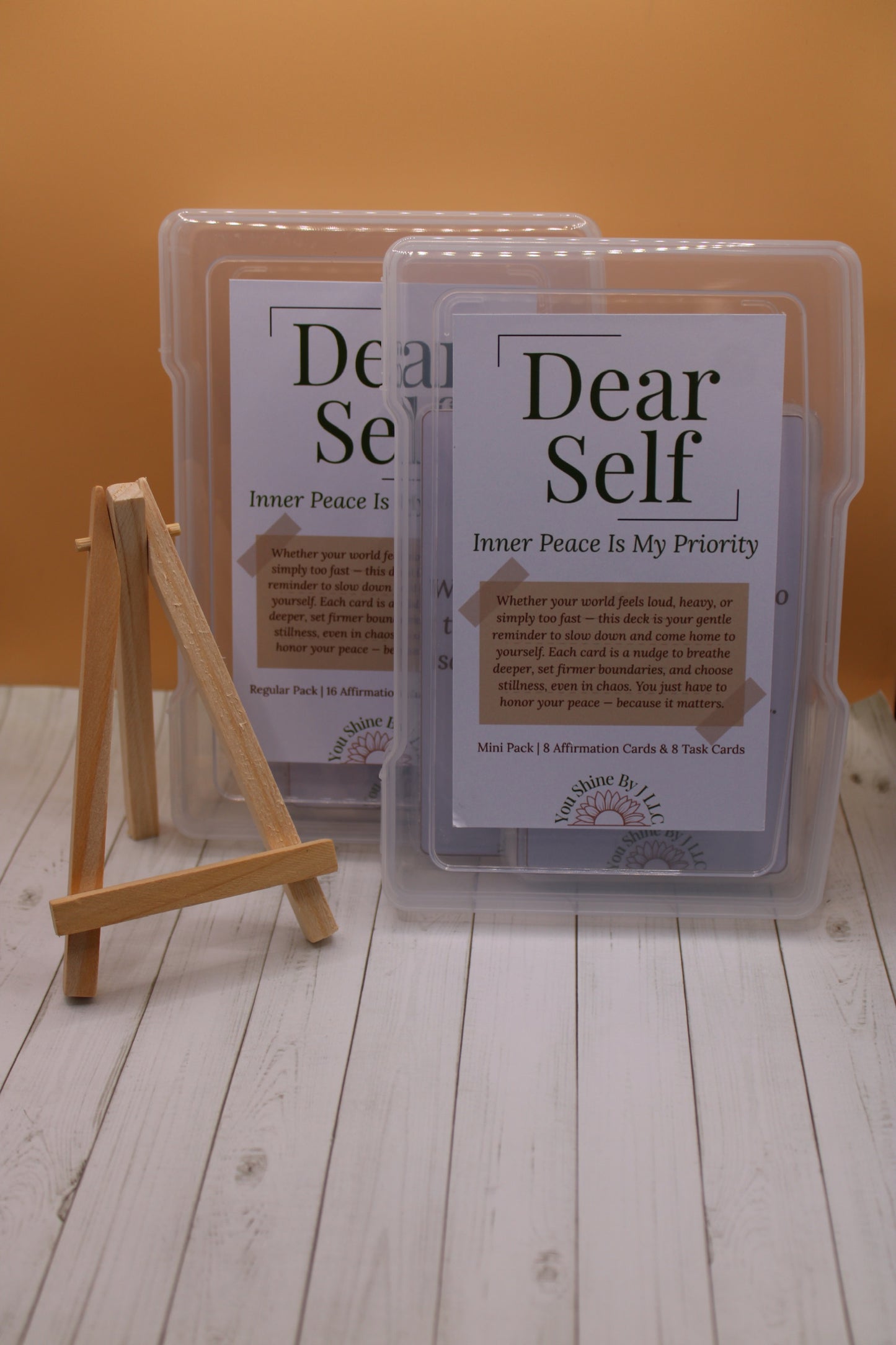 Dear Self: Inner Peace Is My Priority – Affirmation Cards