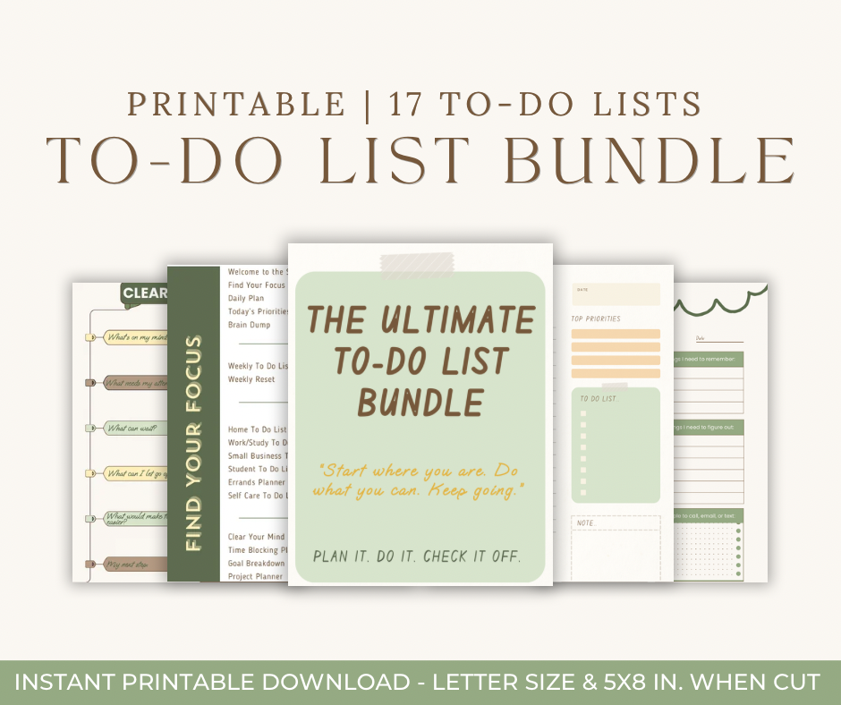 The Shine Studio: Ultimate To-Do & Planning Bundle