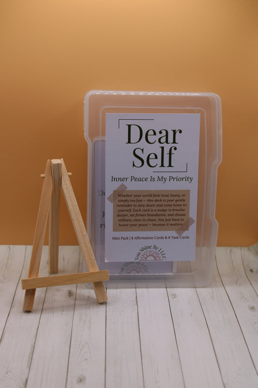 Dear Self: Inner Peace Is My Priority – Affirmation Cards